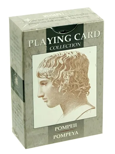 Игральные карты Lo Scarabeo "Pompeii", пластик, ламинированная бумага, 54 карты