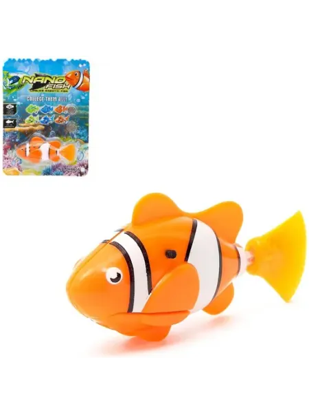 Funny Toys Аквариумная рыбка "Клоун", плавает в воде