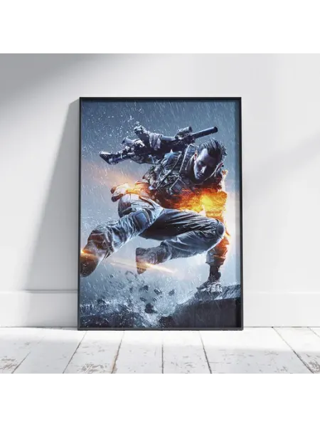 Плакат Бателфилд (Battlefield 4 - 2) - Постер A4 30x21 см HEAVEN POSTER