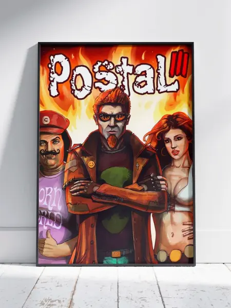 Плакат Постал (Postal 8) - Постер A4 30x21 см HEAVEN POSTER