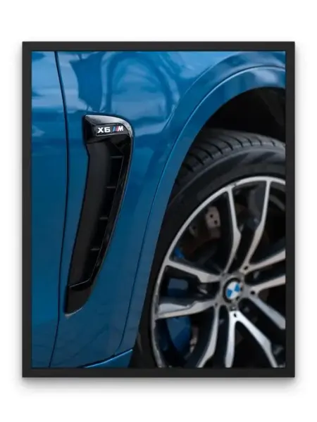 Плакат, постер машина бмв, машина bmw, машина бэха 40х50 см О! Мой Постер