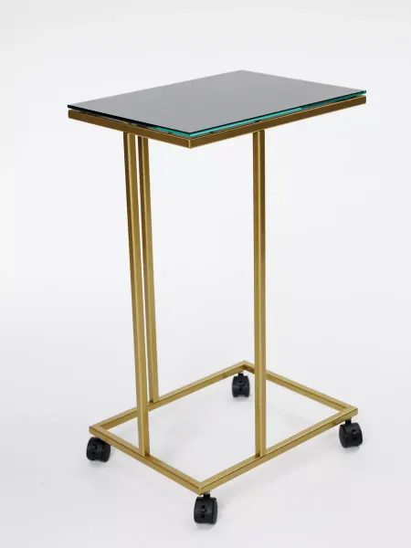 Furniture solutions Стол журнальный на колесиках Мидл приставной