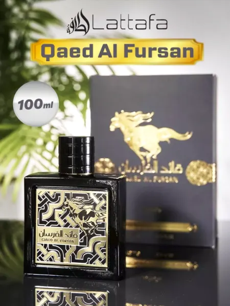 Парфюмированная вода для мужчин Qaed Al Fursan Lattafa, 100 мл