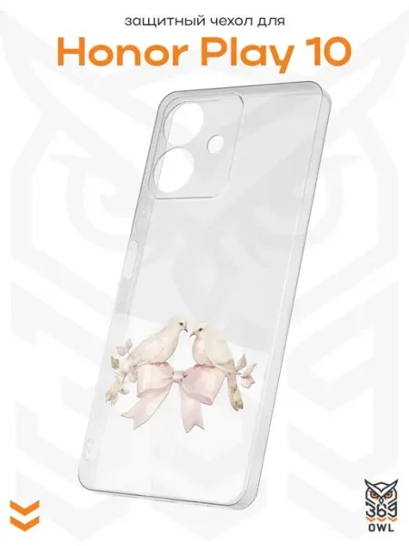 Чехол на Honor Play 10 с принтом Птицы OWL369