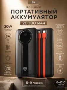 Внешний аккумулятор Повербанк 20000 mah