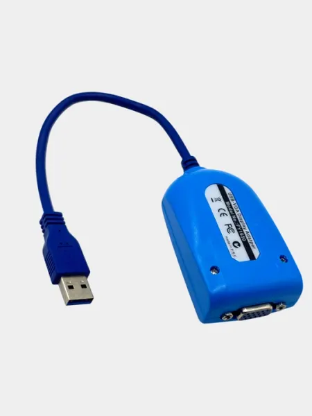 USB на VGA конвертер кабель переходник видеоадаптер модель FY1650