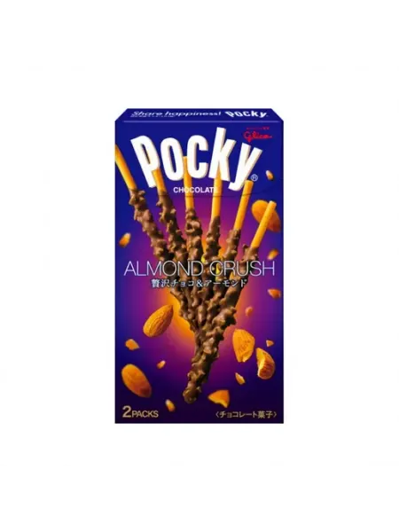 Шоколадные палочки "Миндаль в шоколаде" POCKY, 66 гр Глико Поки