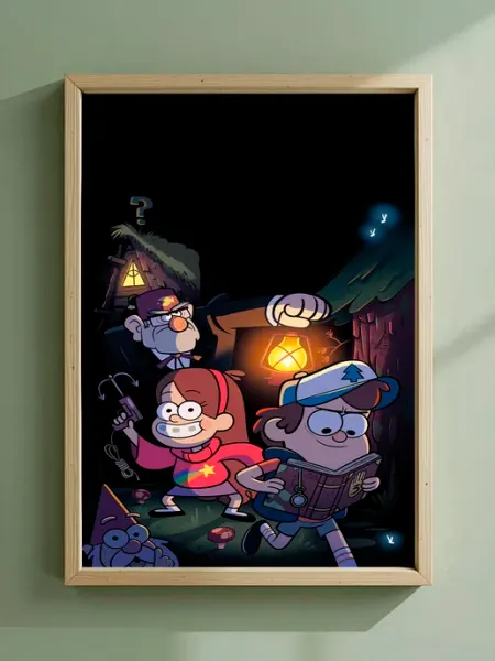 Постер на стену Гравити Фолз (Gravity Falls 2) А3