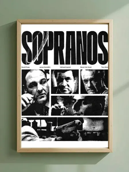 Постер "Сериал Клан Сопрано" (А3)