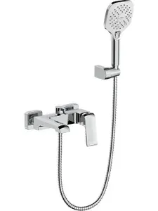 Смеситель для ванны с душем, с коротким изливом, Gappo G3250-8 хром