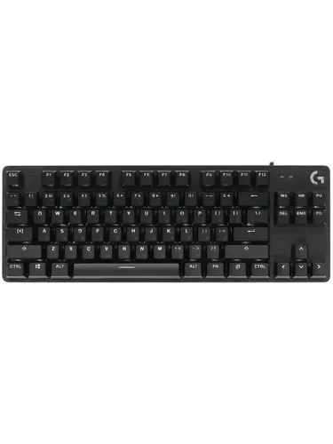 Logitech G G412 TKL SE GL Tactile Brown Проводная механическая игровая клавиатура, русская раскладка, черная