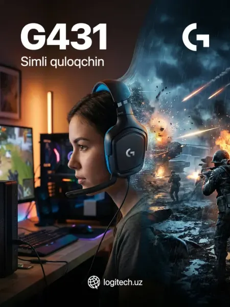 Logitech G Проводная игровая гарнитура G431