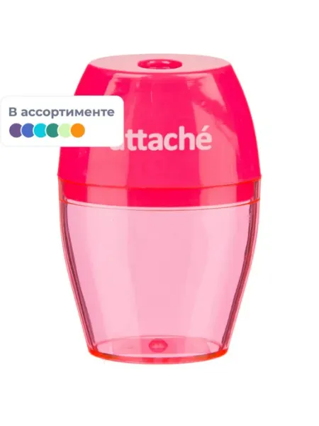 Точилка с контейнером, цвета в ассортименте Attache