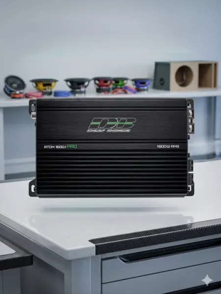 Усилитель звука DEAF BONCE Atom 1600.1 PRO, класс D - Усилители для авто
