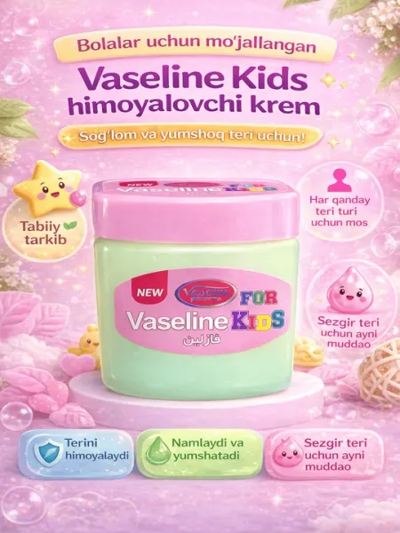 Vaseline Kids защитный крем для детей, 125ml - Детская косметика