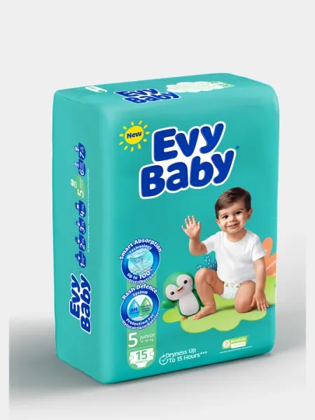 Детские подгузники EVY BABY BDPR JNR STD 15*8 EXP26 №5 - Подгузники и трусики
