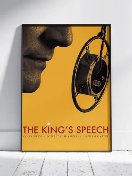 Плакат Король говорит (The King Speech 1) A4 30x21 см HEAVEN POSTER