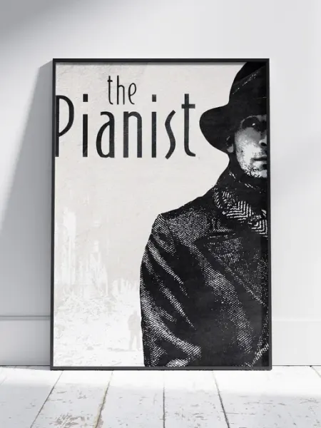 Плакат Пианист (Pianist - Владек Шпильман 2) A4 30x21 см HEAVEN POSTER