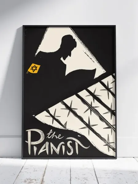 Плакат Пианист (Pianist - Владек Шпильман 7) A4 30x21 см HEAVEN POSTER