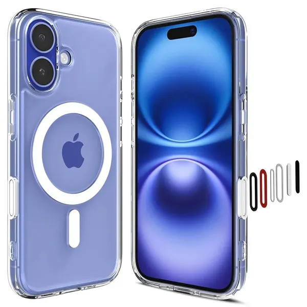Силиконовый чехол для iPhone 16 , с логотипом, тонкий и мягкий, 25 цветов