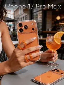 Матовый чехол для Айфон 17 про макс, 18 pro max / iPhone 17 pro max бампер с микрофиброй, тонкий, черный