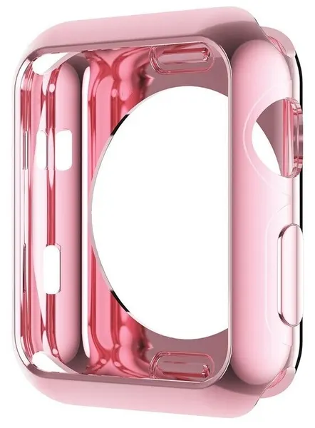 Чехол силиконовый для Apple Watch 44 mm - Розовый