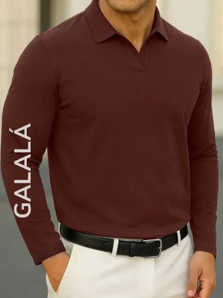 Galala Футболка поло с длинным рукавом