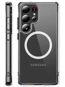 ZAZPOL Чехол для Samsung Galaxy S25 Ultra магнитный, совместимый с MagSafe (магсейф), противоударный