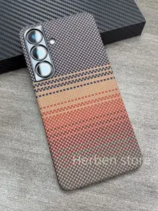 Кевларовый чехол для samsung galaxy s25, Ультратонкий защитный чехол из настоящего углеродного волокна