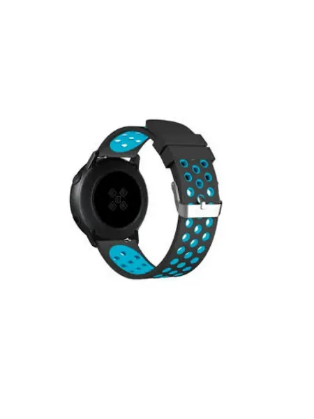 DF Ремешок для Galaxy Watch sSportBand-01 Black-Blue