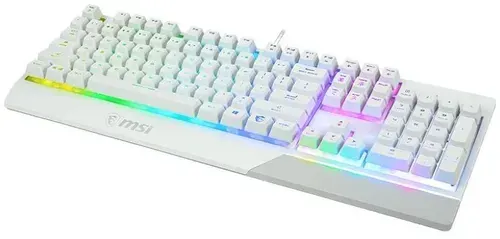 Клавиатура для компьютера MSI Vigor GK30 белый USB for gamer LED