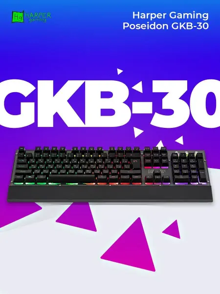 Harper Gaming Клавиатура для компьютера игровая с подсветкой