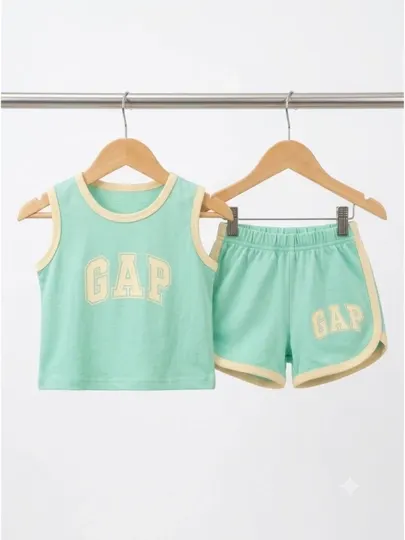 Детский летний костюм GAP майка и шорты комплект