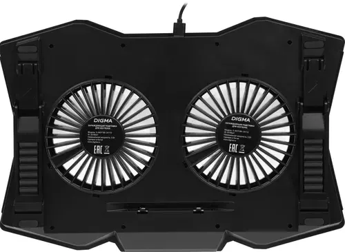 Подставка для ноутбука D-NCP180-2x110 18" 410x280x34мм 20дБ