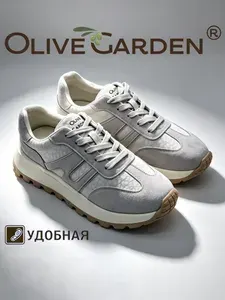 Кроссовки Olive Garden Кроссовки из натуральной замши, идут на полразмера больше