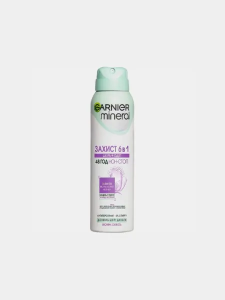 Дезодорант-антиперспирант Garnier Mineral, весенняя свежесть, 150 мл