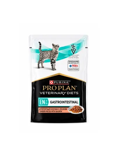 Proplan Gastroinstenal вкус лосось влажный для кошек