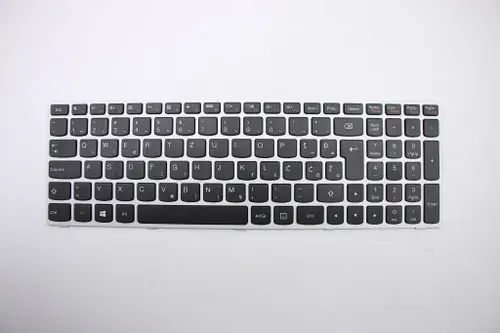 Клавиатура для ноутбука Lenovo G50-70 раскладка - английская без подсветки, серая (25215304), оригинал
