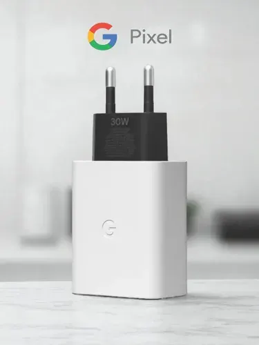 Сетевое зарядное устройство Google Pixel Wall Charger, GA03502-EU, USB Type-C, 30 Вт, белый