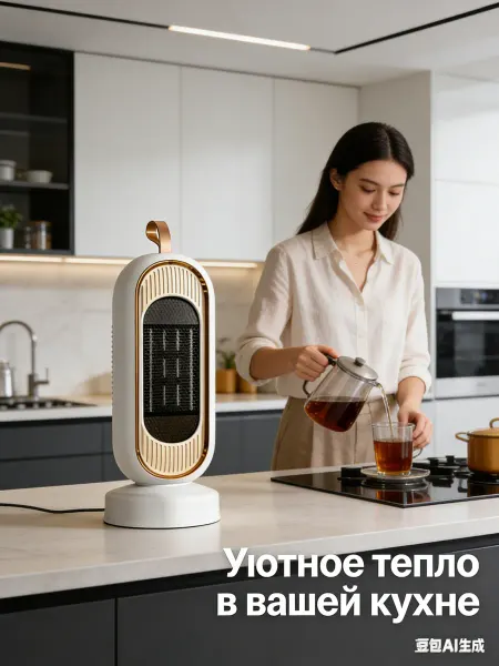 GegovitHome Обогреватель электрический ветерок для дома портативный