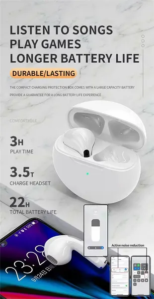 Беспроводные наушники Pods Pro 6 Premium/Беспроводные наушники Airpods 6