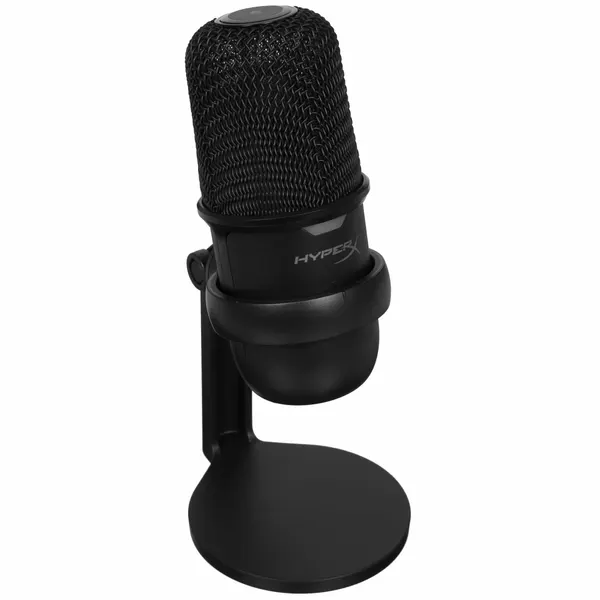Микрофон проводной HyperX SoloCast, комплектация: микрофон, разъем: USB, черный