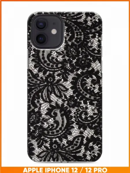 Чехол на Iphone 12 с принтом Кружева Case Face
