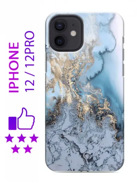 Чехол на Iphone 12 с принтом Мрамор inThisCase