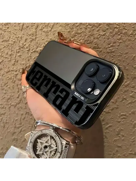 Чехол на IPHONE 15 PRO Черный FEAR бампер