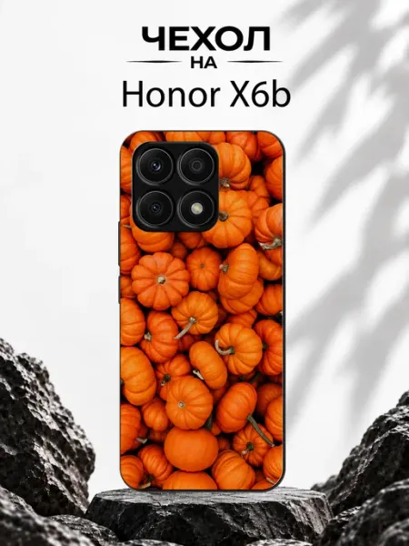Чехол на Honor X6b с принтом Тыквенный урожай GDario