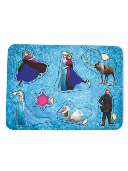 Деревянная рамка-вкладыш Disney 22х30 см развивающая игрушка Ulanik