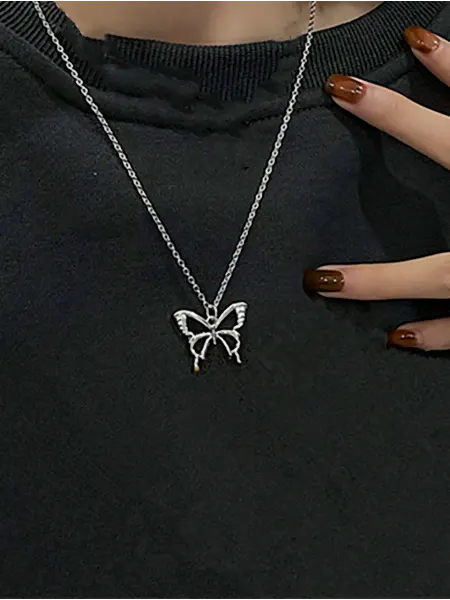Premium Jewelry iRi GIFTS Цепочка на шею с подвеской Бабочка