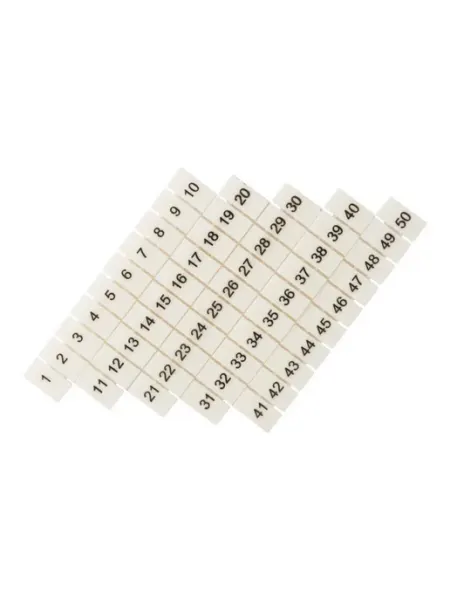 Маркеры для JXB-ST 4 с нумерацией 1-50 (100 шт.) EKF