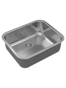 Стальная мойка раковина кухонная с сифоном RX2454SS, сталь Reflexion Home